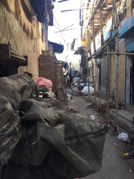 A look into the very heart of Dharavi's recycling industry. This corner of Dharavi is where nearly all of the plastics are sorted and recycled. 