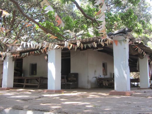 Farmhouse at the top of the village