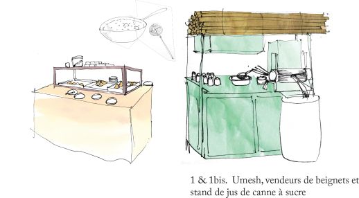 Food Stall Layout
