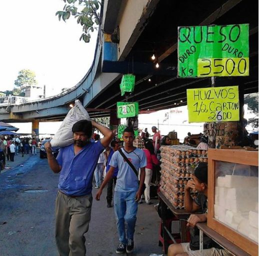 Economic activity in the Petare Roundabout
