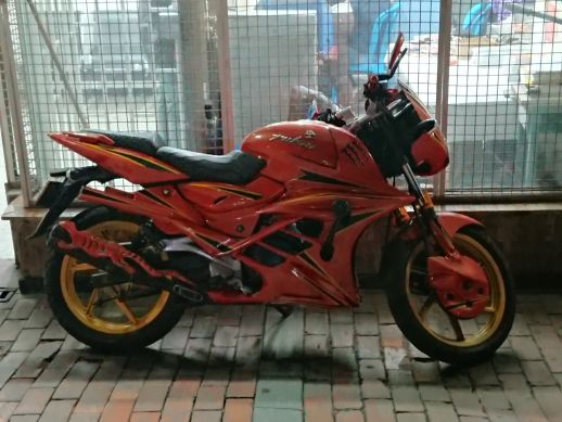 Bajaj Pulsar bike which is a common sight