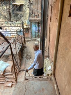 Vasu Mama at the Potter's Studio